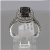 2.03 ctw Brown and White Diamond Ring - 14KT White Gold