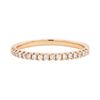 Image 1 : 0.25 ctw Diamond Ring - 14KT Rose Gold