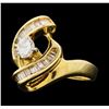 Image 1 : 0.69 ctw Diamond Ring - 14KT Yellow Gold