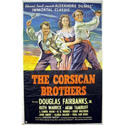 A MOVIE POSTER OF CORSICAN BROTHERS