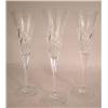 Image 1 : A SET OF TEN CRYSTAL CHAMPAGNE FLUTES