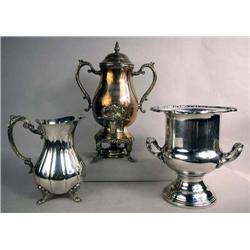 A MISCELLANEOUS GROUP OF SILVER-PLATE