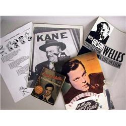 A GROUP OF ORSON WELLES RELATED EPHEMERA