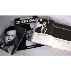 THREE BOOKS ON ORSON WELLES AND CITIZEN KANE