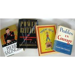 A GROUP OF FOUR BOOKS REFERRING TO POLITICS