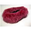 Image 1 : A FOX COLLAR  Dyed dark pink