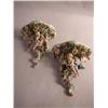 Image 1 : A PAIR OF GERMAN PORCELAIN WALL BRACKETS