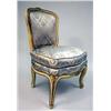 Image 1 : A LOUIS XV STYLE WHITE-PAINTED AND PARCEL-GILT SI