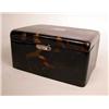 Image 1 : A TORTOISESHELL HINGED BOX