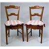 Image 1 : A SET OF FOUR FRENCH PROVINCIAL CHERRYWOOD SIDE C