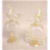 Image 1 : TWO MURANO COLORLESS GLASS STATUES