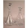 Image 1 : A COLORLESS GLASS BACCARAT STOPPERED DECANTER