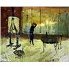 Image 1 : A ACRYLIC ON CANVAS, TITLED "INSIDE THE ARTIST'S 