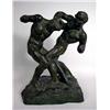 Image 1 : A BRONZE STATUE, TITLED "NAKED BOXERS" By S. Galt
