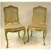 Image 1 : A PAIR OF LOUIS XV STYLE CANE SEAT SIDE CHAIR