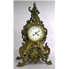 Image 1 : A LOUIS XV STYLE GILT ORMOLU MANTLE CLOCK