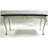 Image 1 : A LOUIS XV STYLE CARVED AND WHITE-PAINTED MAHOGAN
