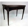 Image 1 : A LOUIS XVI STYLE MAHOGANY TRIPLE-TOP GAMES TABLE