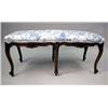 Image 1 : A LOUIS XV STYLE CARVED MAPLE BENCH
