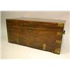 Image 1 : A BRASS BOUND CAMPHORWOOD SEA CHEST