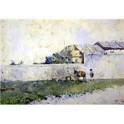 A EUROPEAN WATERCOLOR