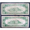 Image 2 : 2- 1934 $10 SILVER CERTIFICATES