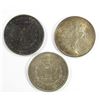 Image 2 : 3- DARK TONED AU/UNC SILVER DOLLARS