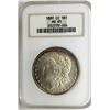 Image 1 : 1880-CC 8 OVER 7 MORGAN $ NGC MS 65