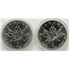 Image 1 : 2- 2013 CANADA SILVER $5 MAPLE LEAF