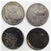 Image 1 : 4 -US PHILIPPINES SILVER ONE PESO COINS