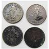 Image 2 : 4 -US PHILIPPINES SILVER ONE PESO COINS