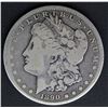 Image 1 : 1890-CC MORGAN DOLLAR VG/GOOD