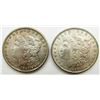 Image 1 : 1881-S & 1890 MORGAN DOLLARS BU/UNC