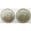 Image 1 : AU/BU MORGAN DOLLARS 1887 & 1890