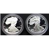 Image 1 : 1986 & 1997 PROOF AM SILVER EAGLES