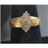 Image 1 : 10K DIAMOND RING SIZE 7 1/2