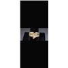 Image 1 : 14K LADIES GOLD LG CZ MARQUISE STONE WITH SIDE DIA