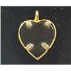 Image 2 : 10K BLACK HILLS GOLD HEART PENDANT BLACK ONYX