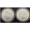 Image 1 : 1991 & 1998 AMERICAN SILVER EAGLES