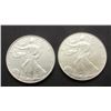 Image 1 : 1997 & 1999 AMERICAN SILVER EAGLES