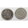 Image 2 : 1852 FINE & 1856-O VG SEATED HALF 10c