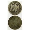 Image 2 : 2-SEATED HALF DOLLARS; 1877, '77-S