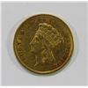 Image 2 : 1854 $3 INDIAN PRINCESS GOLD COIN