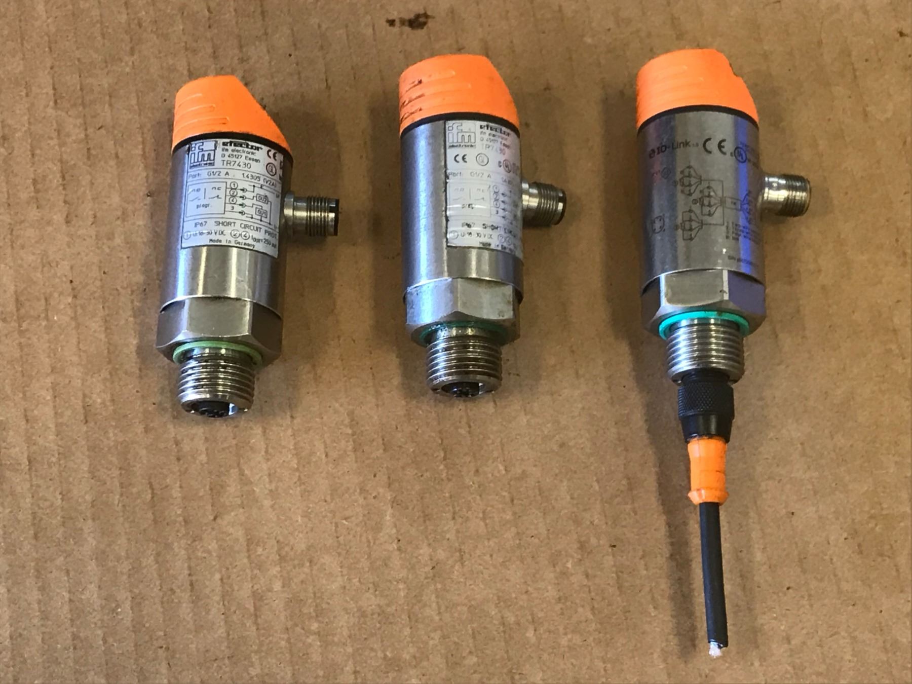 (3) IFM ELECTRONICS PRESSURE SENSOR - BTM Industrial