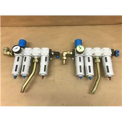 (2) FESTO FILTER VALVE ASSEMBLY *SEE PICS FOR PART #*