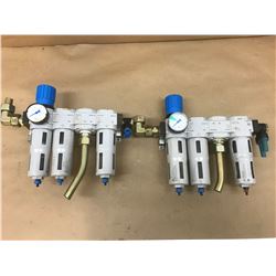 (2) FESTO FILTER VALVE ASSEMBLY *SEE PICS FOR PART #*