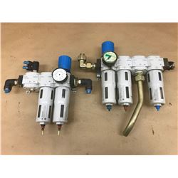 (2) FESTO FILTER VALVE ASSEMBLY *SEE PICS FOR PART #*