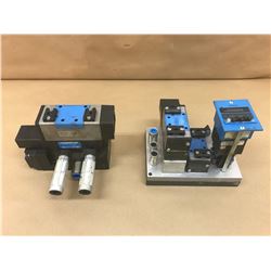 (2) FESTO MISC. VALVE/ FILTER ASSEMBLY