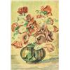 Image 1 : German School Watercolor on Paper Still Flowers