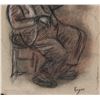 Image 4 : Edgar Degas French Impressionist Charcoal on Paper